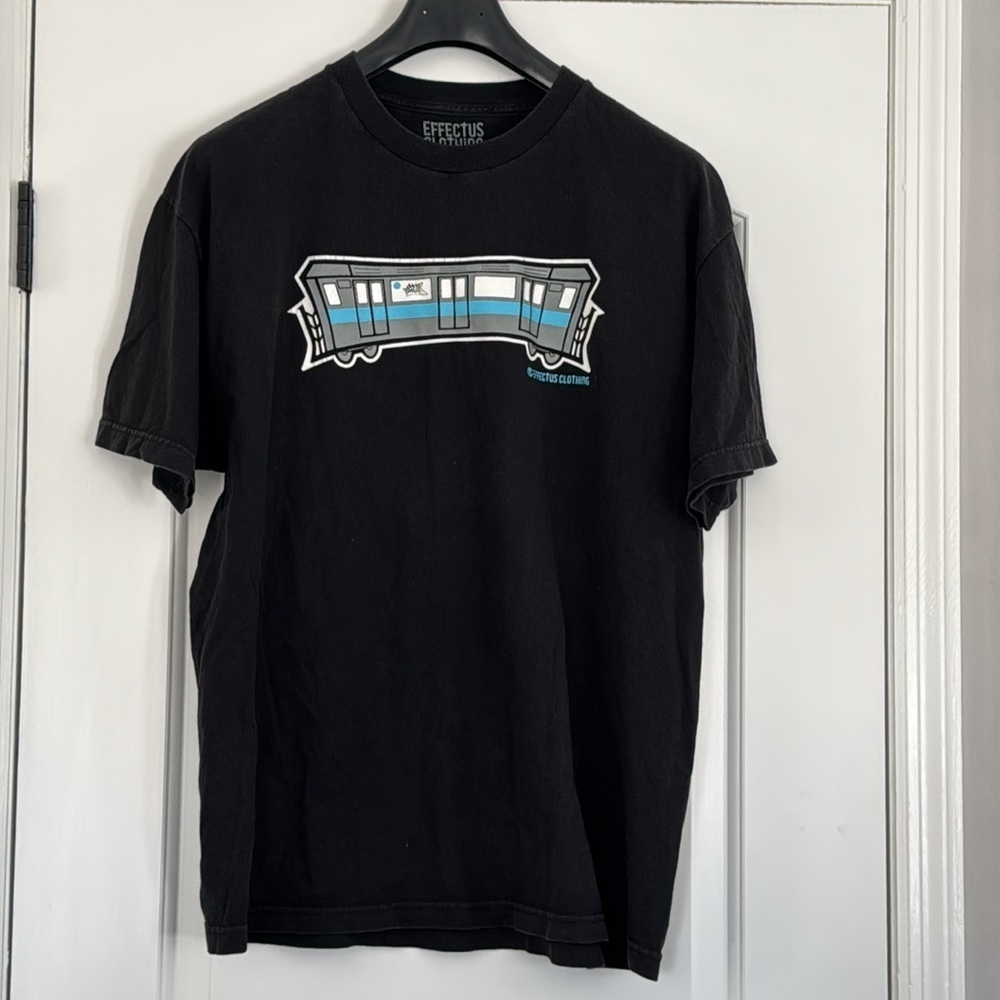 Effectus Clothing Men’s Short Sleeve Black T-Shirt XL